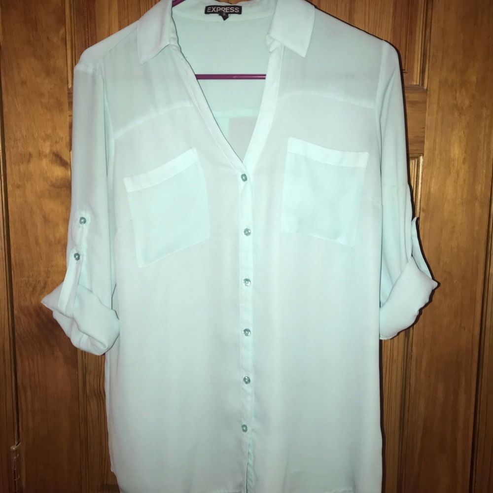 Light blue 3/4 Sleeve Shirt